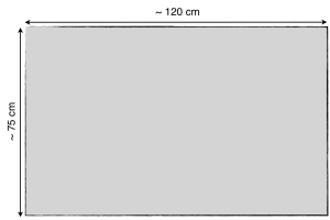 Coupon de tissu acoustique » Metallic Line «, 120 x 80 cm